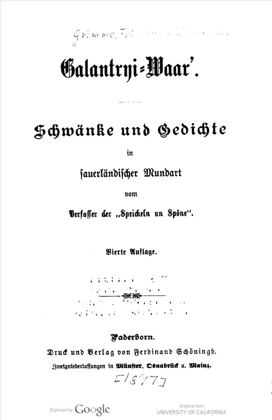 Cover of the work