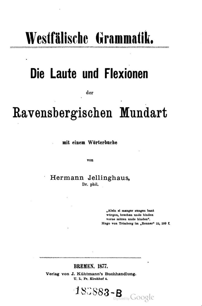 Cover of the work