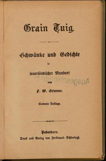 Cover of the work