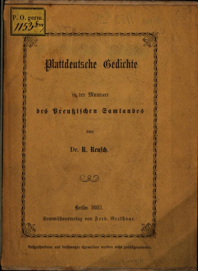 Cover of the work