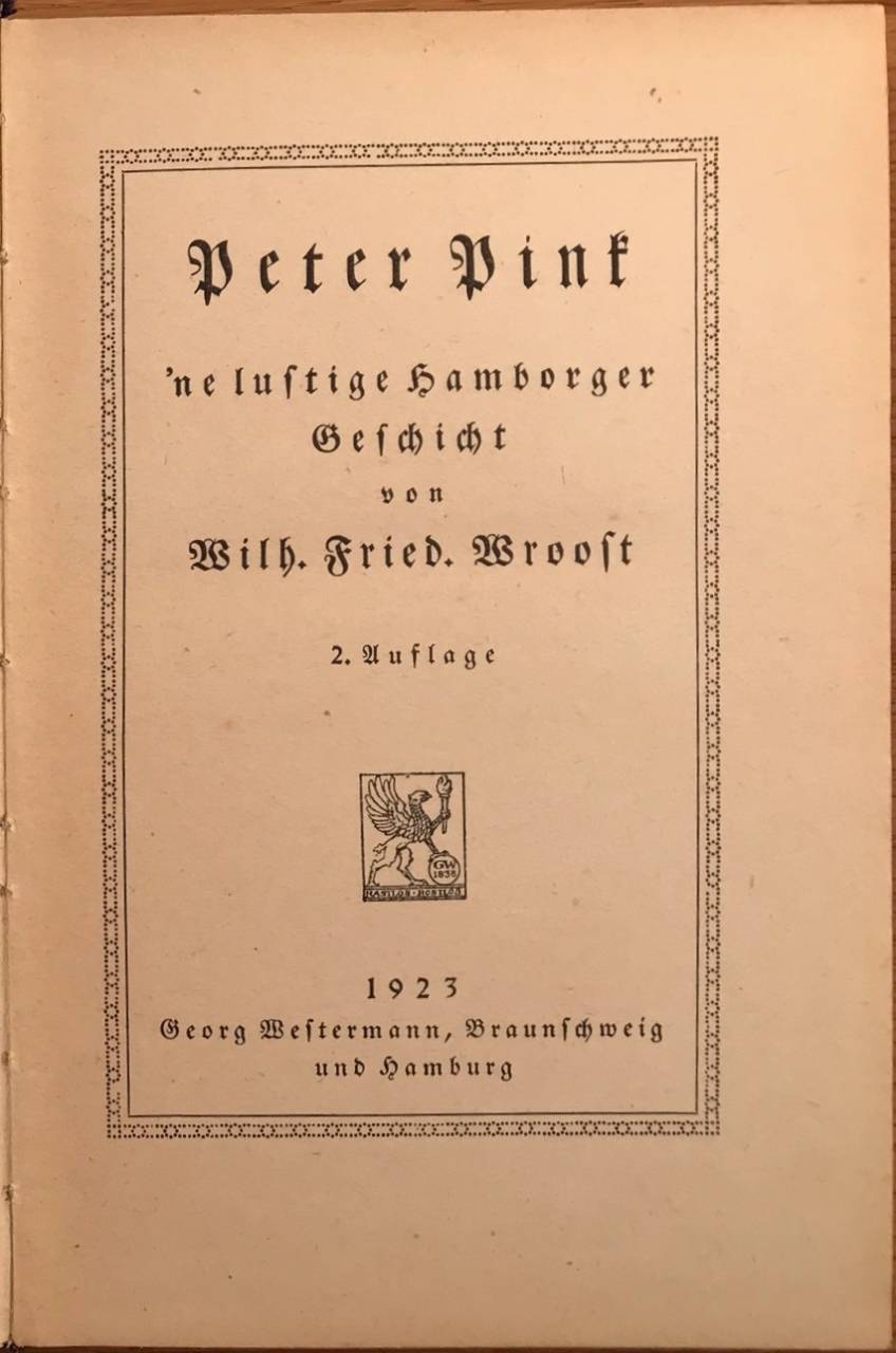 Inner title page of the work