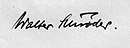 Signature of the author